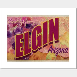 Greetings from Elgin, Arizona Posters and Art